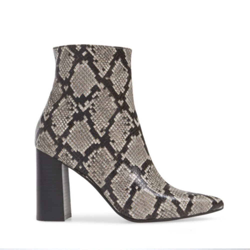 Jeffrey Campbell Raven Python Bootie 7.5M